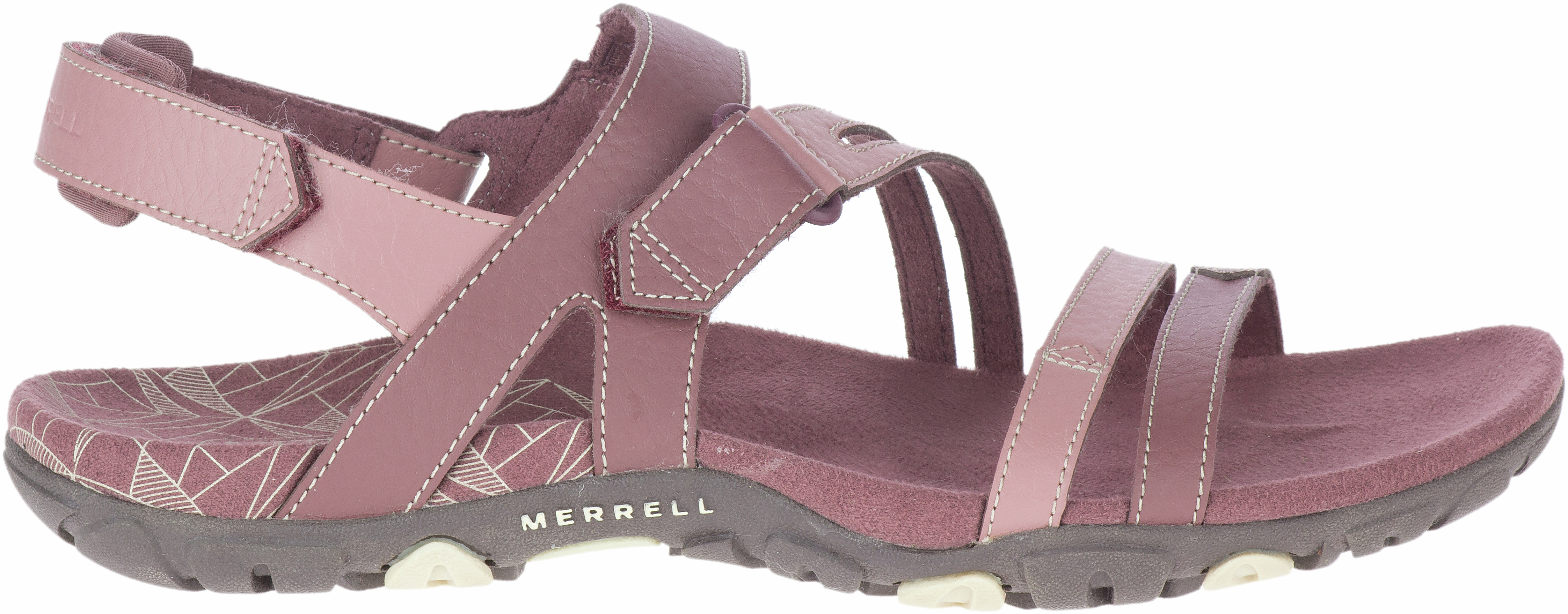 Merrell Women's Size 6 Sandspur Rose Leather Outdoor Casual Sandal  Espresso Red | eBay