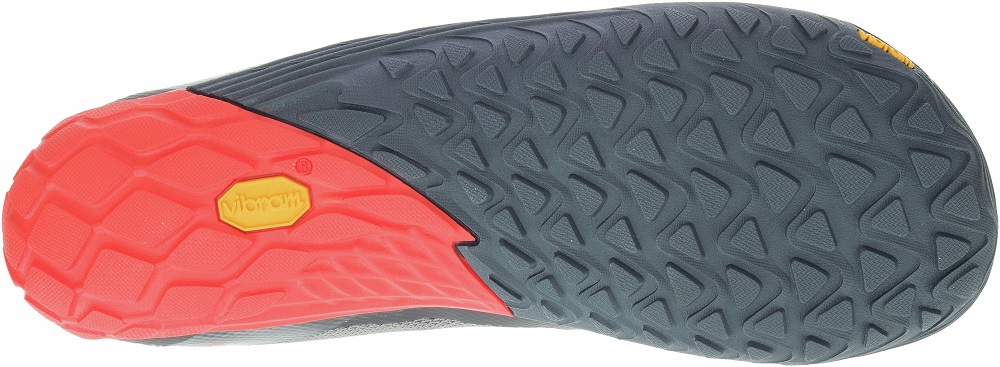 Merrell Femme Vapor Glove 4 Trail Chaussures De Course Baskets Sneakers Gris-Orange 